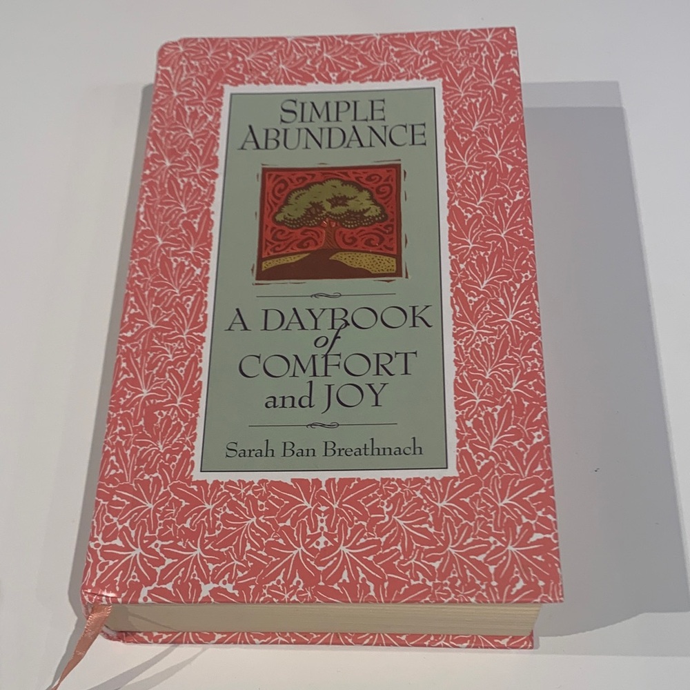 Simple Abundance Daybook in Pink and Red